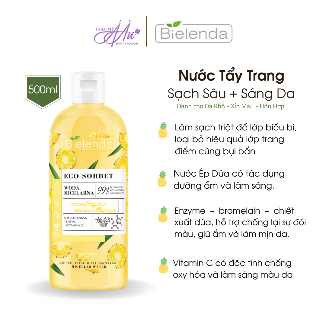 Nước Tẩy Trang Dứa - Set ECO