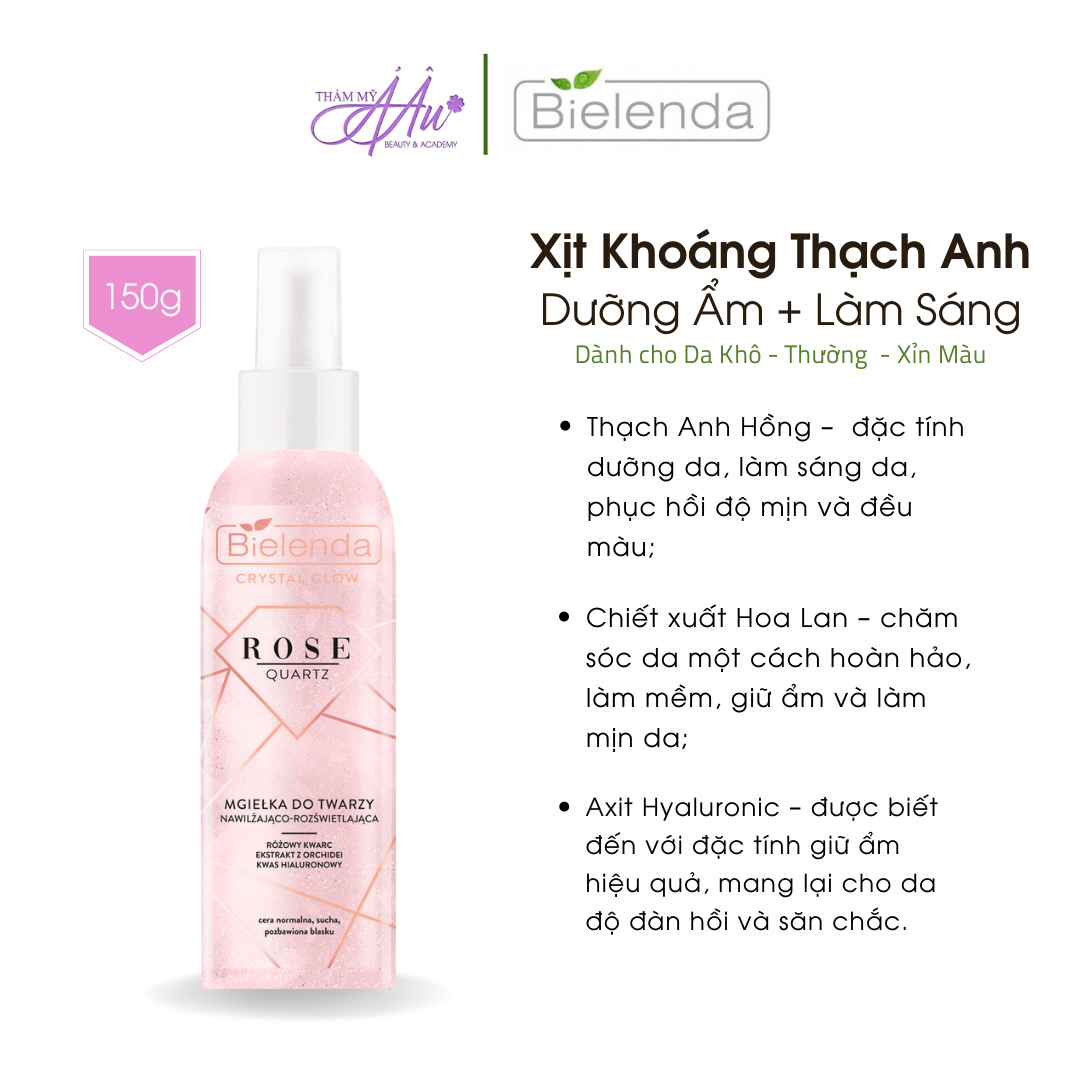 Xịt Khoáng Tinh Thể Thạch Anh - 200ml